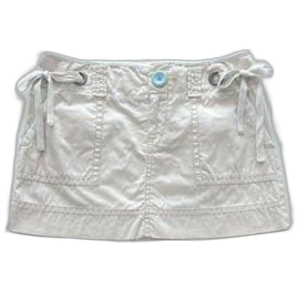 American Eagle Women's Grey and Khaki Skirt